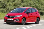 Honda Jazz 1.5 i-VTEC 130 CV Dynamic Turismo Rojo Mil&aacute;n S&oacute;lido Exterior Lateral-Frontal 5 puertas