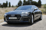 Audi A7 50 TDI 210 kW (286 CV) quattro tiptronic Paquete Confort Turismo Azul Trit&oacute;n Metalizado Exterior Frontal-Lateral 5 puertas