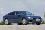 Audi A7 50 TDI 210 kW (286 CV) quattro tiptronic Paquete Confort Turismo Azul Trit&oacute;n Metalizado Exterior Frontal-Lateral 5 puertas