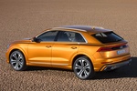Audi Q8 50 TDI quattro tiptronic 210 kW (286 CV) Paquete deportivo S line Todo terreno Naranja Drag&oacute;n Metalizado Exterior Lateral 5 puertas
