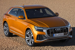 Audi Q8 50 TDI quattro tiptronic 210 kW (286 CV) Paquete deportivo S line Todo terreno Naranja Drag&oacute;n Metalizado Exterior Frontal-Lateral 5 puertas