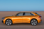 Audi Q8 50 TDI quattro tiptronic 210 kW (286 CV) Paquete deportivo S line Todo terreno Naranja Drag&oacute;n Metalizado Exterior Lateral 5 puertas