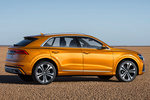 Audi Q8 50 TDI quattro tiptronic 210 kW (286 CV) Paquete deportivo S line Todo terreno Naranja Drag&oacute;n Metalizado Exterior Lateral 5 puertas
