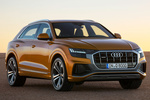Audi Q8 50 TDI quattro tiptronic 210 kW (286 CV) Paquete deportivo S line Todo terreno Naranja Drag&oacute;n Metalizado Exterior Frontal-Lateral 5 puertas