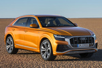 Audi Q8 50 TDI quattro tiptronic 210 kW (286 CV) Paquete deportivo S line Todo terreno Naranja Drag&oacute;n Metalizado Exterior Frontal-Lateral 5 puertas