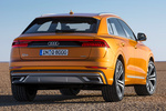 Audi Q8 50 TDI quattro tiptronic 210 kW (286 CV) Paquete deportivo S line Todo terreno Naranja Drag&oacute;n Metalizado Exterior Posterior-Lateral 5 puertas