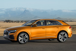 Audi Q8 50 TDI quattro tiptronic 210 kW (286 CV) Paquete deportivo S line Todo terreno Naranja Drag&oacute;n Metalizado Exterior Lateral 5 puertas