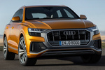 Audi Q8 50 TDI quattro tiptronic 210 kW (286 CV) Paquete deportivo S line Todo terreno Naranja Drag&oacute;n Metalizado Exterior Frontal 5 puertas