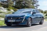 Peugeot 508 BlueHDi 130 S&S EAT8 Allure Turismo Azul Celebes Exterior Frontal-Lateral 5 puertas