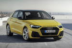 Audi A1 40 TFSI S tronic 7 vel. (200 CV) S line (40 TFSI) Turismo Amarillo Python / Negro Mitos Exterior Frontal-Lateral 5 puertas