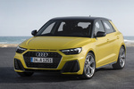 Audi A1 40 TFSI S tronic 7 vel. (200 CV) S line (40 TFSI) Turismo Amarillo Python / Negro Mitos Exterior Frontal-Lateral 5 puertas