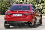 Alfa Romeo Giulia Quadrifoglio Quadrifoglio Turismo Rosso Competizione Exterior Posterior-Lateral 4 puertas