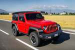 Jeep Wrangler Gama Wrangler Rubicon Todo terreno Rojo Firecracker Exterior Frontal-Lateral 3 puertas