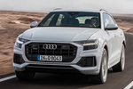 Audi Q8 50 TDI quattro tiptronic 210 kW (286 CV) Gama Audi Q8 Todo terreno Blanco Glaciar metalizado Exterior Lateral-Frontal 5 puertas