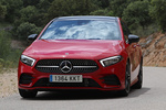 Mercedes-Benz Clase A A 200 7G-DCT AMG Line Paquete Night Turismo Rojo Jupiter Exterior Frontal 5 puertas