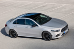 Mercedes-Benz Clase A Gama Clase A Sed&aacute;n Sed&aacute;n AMG Line con Paquete Night Turismo Iridium Silver Exterior Cenital-Lateral-Frontal 4 puertas
