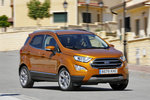Ford EcoSport 1.0 EcoBoost 140cv (103kW) Titanium Todo terreno Naranja Atardecer Exterior Frontal-Lateral 5 puertas