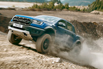 Ford Ranger Raptor 2.0 TDCI 157 kW (213 CV) 4x4 Aut. Raptor Doble Cabina Pick up Azul Ford Performance Exterior Frontal-Lateral 4 puertas
