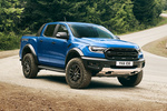 Ford Ranger Raptor 2.0 TDCI 157 kW (213 CV) 4x4 Aut. Raptor Doble Cabina Pick up Azul Ford Performance Exterior Frontal-Lateral 4 puertas