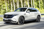 Mercedes-Benz EQC 400 4MATIC AMG Line Todo terreno Blanco Diamante Metalizado Exterior Lateral-Frontal 5 puertas