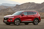 Hyundai Santa Fe 2.2 CRDi 147 kW (200 CV) 4x4 AT 7 plazas Style Todo terreno Horizon Red Exterior Frontal-Lateral 5 puertas