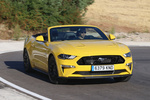 Ford Mustang Convertible 5.0 Ti-VCT V8 331 kW (450 CV) Aut. Convertible GT Descapotable Amarillo Sport Especial Exterior Lateral-Frontal 2 puertas