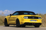 Ford Mustang Convertible 5.0 Ti-VCT V8 331 kW (450 CV) Aut. Convertible GT Descapotable Amarillo Sport Especial Exterior Lateral-Posterior 2 puertas