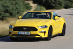 Ford Mustang Convertible 5.0 Ti-VCT V8 331 kW (450 CV) Aut. Convertible GT Descapotable Amarillo Sport Especial Exterior Frontal-Lateral 2 puertas
