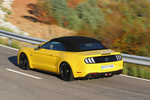 Ford Mustang Convertible 5.0 Ti-VCT V8 331 kW (450 CV) Aut. Convertible GT Descapotable Amarillo Sport Especial Exterior Cenital-Lateral-Posterior 2 puertas