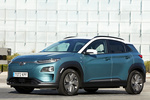 Hyundai Kona El&eacute;ctrico 150 kW (204 CV) 64 kWh El&eacute;ctrico Style Todo terreno Ceramic Blue Exterior Frontal-Lateral 5 puertas