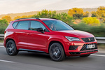 CUPRA Ateca 2.0 TSI 300 CV 4Drive DSG 7 vel. Ateca con Pack llantas Machined Diamond Todo terreno Velvet Red Exterior Frontal-Lateral 5 puertas