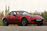 Mazda MX-5 2.0 SKYACTIV-G 184 CV RF Descapotable Soul Red Crystal Exterior Lateral-Frontal 2 puertas