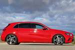 Mercedes-Benz Clase A A 180 d 7G-DCT Progressive Turismo Rojo Jupiter Exterior Lateral 5 puertas