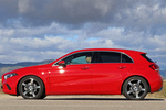 Mercedes-Benz Clase A A 180 d 7G-DCT Progressive Turismo Rojo Jupiter Exterior Lateral 5 puertas