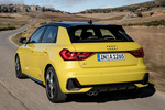 Audi A1 40 TFSI S tronic 7 vel. (200 CV) S line (40 TFSI) Turismo Amarillo Python / Negro Mitos Exterior Lateral-Posterior 5 puertas