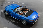 Mercedes-Benz AMG GT 4.0 V8 557 CV GT C Roadster Descapotable Brilliant Blue Magno Exterior Cenital-Lateral-Posterior 2 puertas