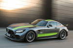 Mercedes-Benz AMG GT 4.0 V8 585 CV GT R PRO Coup&eacute; Coup&eacute; AMG Selenite Grey Magno Exterior Frontal-Lateral 3 puertas