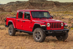 Jeep Gladiator Gama Gladiator Rubicon Pick up Rojo Firecracker Exterior Frontal-Lateral 4 puertas