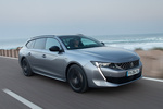 Peugeot 508 SW BlueHDi 160 S&S EAT8 SW GT Line Turismo familiar Gris Artense Exterior Lateral-Frontal 5 puertas