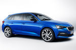 Skoda Scala Gama Scala (2019) Gama Scala (2019) Turismo Azul Race Metalizado Exterior Frontal-Lateral 5 puertas