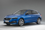 Skoda Scala Gama Scala (2019) Gama Scala (2019) Turismo Azul Race Metalizado Exterior Lateral-Frontal 5 puertas