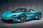 McLaren Super Series 720S Spider 720S Spider Descapotable Belize Blue Exterior Frontal-Lateral 2 puertas