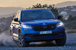 Skoda Kodiaq 2.0 TDI 176 kW (240 CV) DSG 4x4 RS Todo terreno Race Blue Exterior Lateral-Frontal 5 puertas