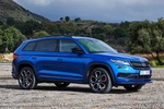 Skoda Kodiaq 2.0 TDI 176 kW (240 CV) DSG 4x4 RS Todo terreno Race Blue Exterior Lateral-Frontal 5 puertas
