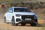 Audi Q8 50 TDI quattro tiptronic 210 kW (286 CV) Paquete deportivo S line Todo terreno Blanco Glaciar metalizado Exterior Lateral-Frontal 5 puertas