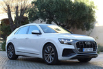 Audi Q8 50 TDI quattro tiptronic 210 kW (286 CV) Paquete deportivo S line Todo terreno Blanco Glaciar metalizado Exterior Lateral-Frontal 5 puertas