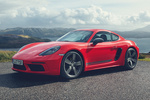 Porsche 718 Cayman T Cayman T Coup&eacute; Rojo Guardia Exterior Frontal-Lateral 3 puertas