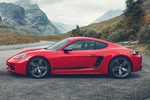 Porsche 718 Cayman T Cayman T Coup&eacute; Rojo Guardia Exterior Lateral 3 puertas