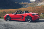 Porsche 718 Boxster T Boxster T Descapotable Rojo Guardia Exterior Lateral-Posterior 3 puertas