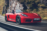 Porsche 718 Boxster T Boxster T Descapotable Rojo Guardia Exterior Lateral-Frontal 3 puertas